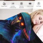 Ninja Colorful Soft Flannel Fleece Throw Blanket