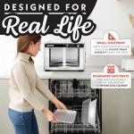 Gourmia 37 Qt French Door Air Fryer Oven