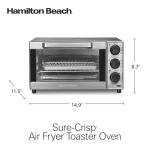 Hamilton Beach Air Fryer Toaster Oven Combo
