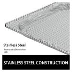 Oven Grill Rack Air Fryer Accessories Compatible For Ninja Foodi Electric Baking Basket Replaceable Grid Grilling Dehydrator