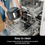 Ninja EzView Air Fryer Max XL, 5.5-QT Capacity, 7 functions: Max Crisp, Air Roast, Bake, Reheat, Dehydrate, and more, up to 450°F, EzView Window, Grey, AF171C (Canadian Version)