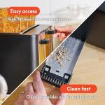 bella 4 Slice Toaster with Auto Shut Off, Extra Wide Slots & Removable Crumb Tray and Cancel, Defrost & Reheat Function, Toast Bread & Bagel, Black