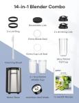 Ninja Blender with 3 Portable Cups for Smoothies