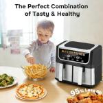 Ninja 9.5-Qt Dual Basket Air Fryer, 10-in-1