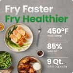 Ninja 9 Qt Dual Air Fryer Oven - Black