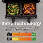 Ninja 9 Qt Dual Air Fryer Oven - Black