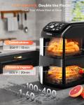 12QT Dual Basket Air Fryer with SyncTech