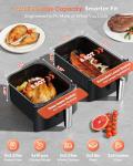 12QT Dual Basket Air Fryer with SyncTech