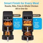 11QT Dual Basket Air Fryer for Family Meals