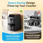 11QT Dual Basket Air Fryer for Family Meals