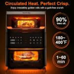 13QT Compact Dual-Basket Air Fryer with Window