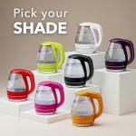 OVENTE 1.5L Glass Electric Kettle, Auto Shut-Off