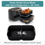 Silicone Air Fryer Liners Set for Ninja FlexBasket