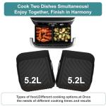 Silicone Air Fryer Liners Set for Ninja FlexBasket