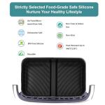 Silicone Air Fryer Liners Set for Ninja FlexBasket