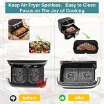 Silicone Air Fryer Liners Set for Ninja FlexBasket