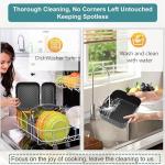 Silicone Air Fryer Liners Set for Ninja FlexBasket