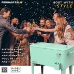 Ninja 80-Qt Outdoor Rolling Beverage Cooler – Mint