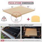 Unicook Heavy Duty Pizza Stone for Oven & Grill