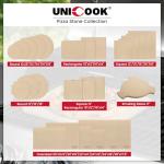 Unicook Heavy Duty Pizza Stone for Oven & Grill