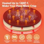 16-Inch Heavy-Duty Pizza Stone for Oven & Grill