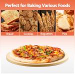16-Inch Heavy-Duty Pizza Stone for Oven & Grill