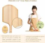 Rectangle Pizza Stone Set with Peel and Cutter