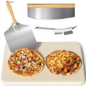 Gyreuni 4-Piece Rectangle Pizza Stone Set