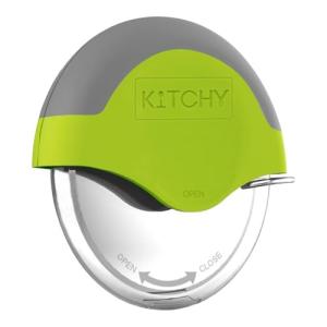 Kitchy Ergonomic Pizza Cutter with Blade Cover