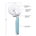 KitchenAid Pizza Wheel with Finger Guard - Aqua Sky