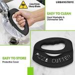 Heavy Duty Stainless Steel Pizza Cutter with Cover