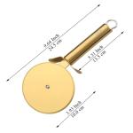 Berglander Gold Titanium Stainless Steel Pizza Cutter