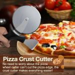 2-in-1 Professional Pizza Cutter & Crust Knife