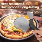 2-in-1 Professional Pizza Cutter & Crust Knife