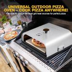 Wood Burn Outdoor Pizza Oven with Accessories