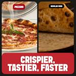 12-Inch Electric Pizza Oven for Crispy Crusts