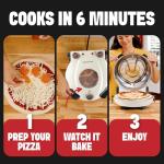 12-Inch Electric Pizza Oven for Crispy Crusts