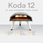 Ooni Koda 12 Gas Pizza Oven - Cooks in 60 Seconds