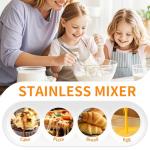 Stainless Steel Dough Whisk for Home Baking