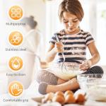 Stainless Steel Dough Whisk for Home Baking