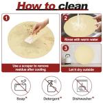 15-Inch Heavy-Duty Round Pizza Baking Stone