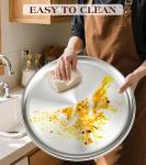 16-Inch Stainless Steel Pizza Pan for Oven