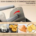 12" Manual Dough Sheeter with Adjustable Thickness
