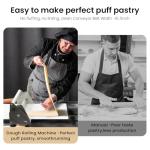 12" Manual Dough Sheeter with Adjustable Thickness