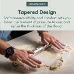 Tapered Stainless Steel Rolling Pin for Baking