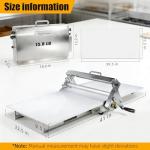 Folding Manual Dough Sheeter with Adjustable Thickness