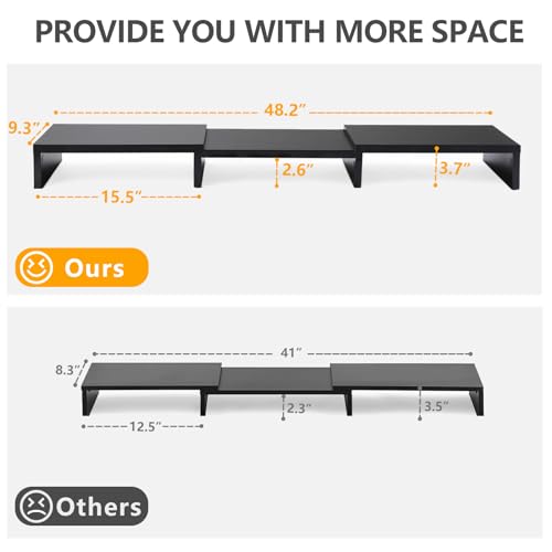 TAVR Adjustable Dual Monitor Stand for Gaming