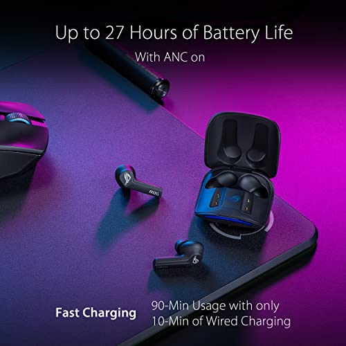 ASUS ROG Cetra Wireless Gaming Earbuds - Black