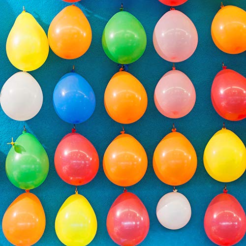 500 Assorted Color Latex Balloons with Darts