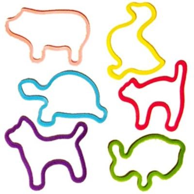 24 Pack of Silly Bandz Zoo Animals